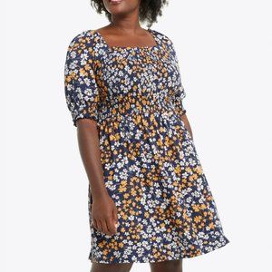 Draper James Jo Dee Dress in Fall Field Flowers M
